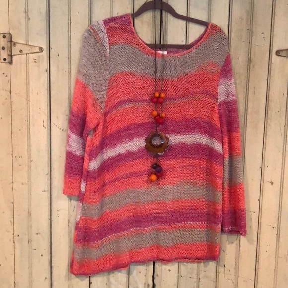 Chico's Sweaters - Chico’s Sweater plus matching necklace.